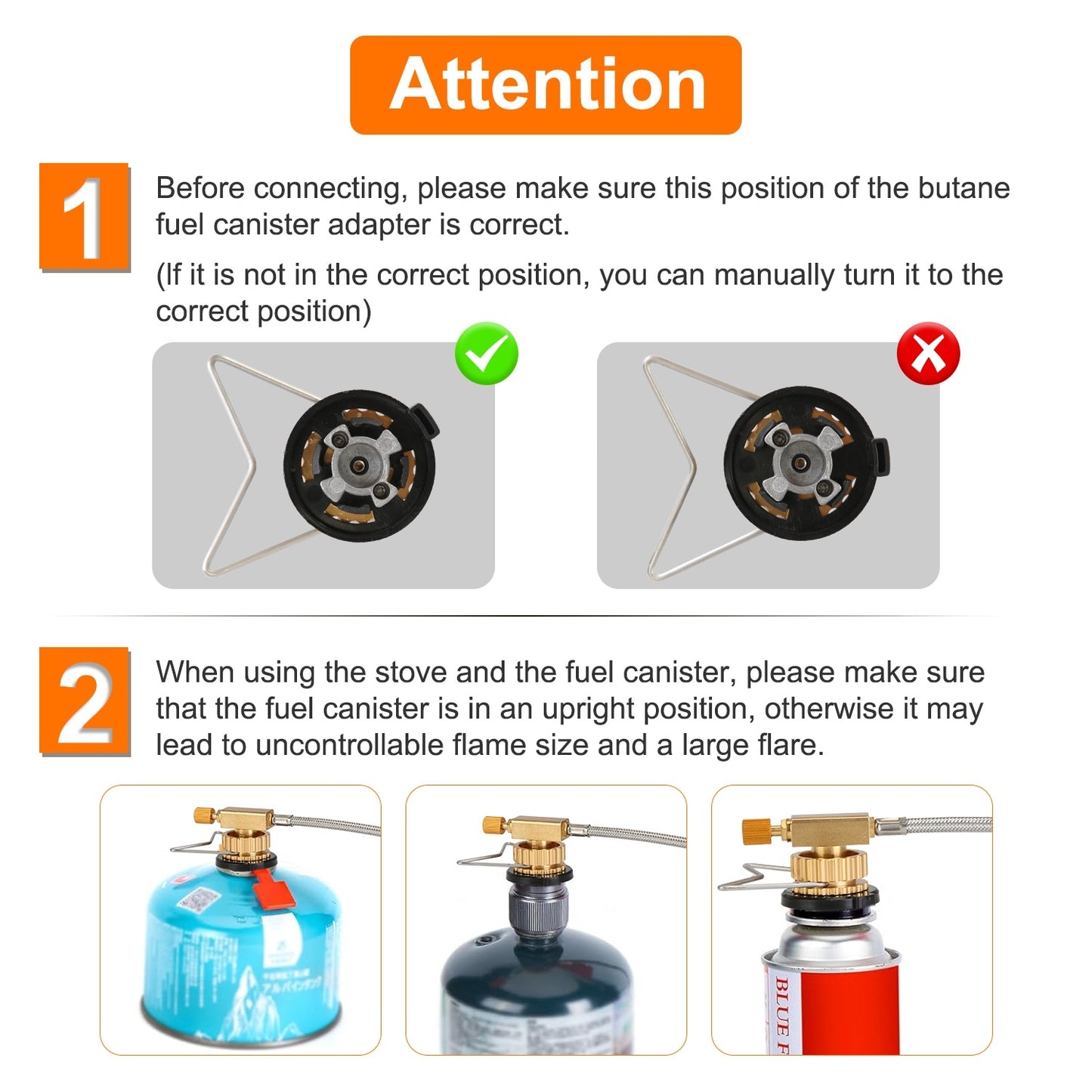Camping Stove With Cassette Adapter Windproof Outdoor Backpacking Burner With Carrying Case Igniter For Outdoor Hiking Camping Picnic Backpacking