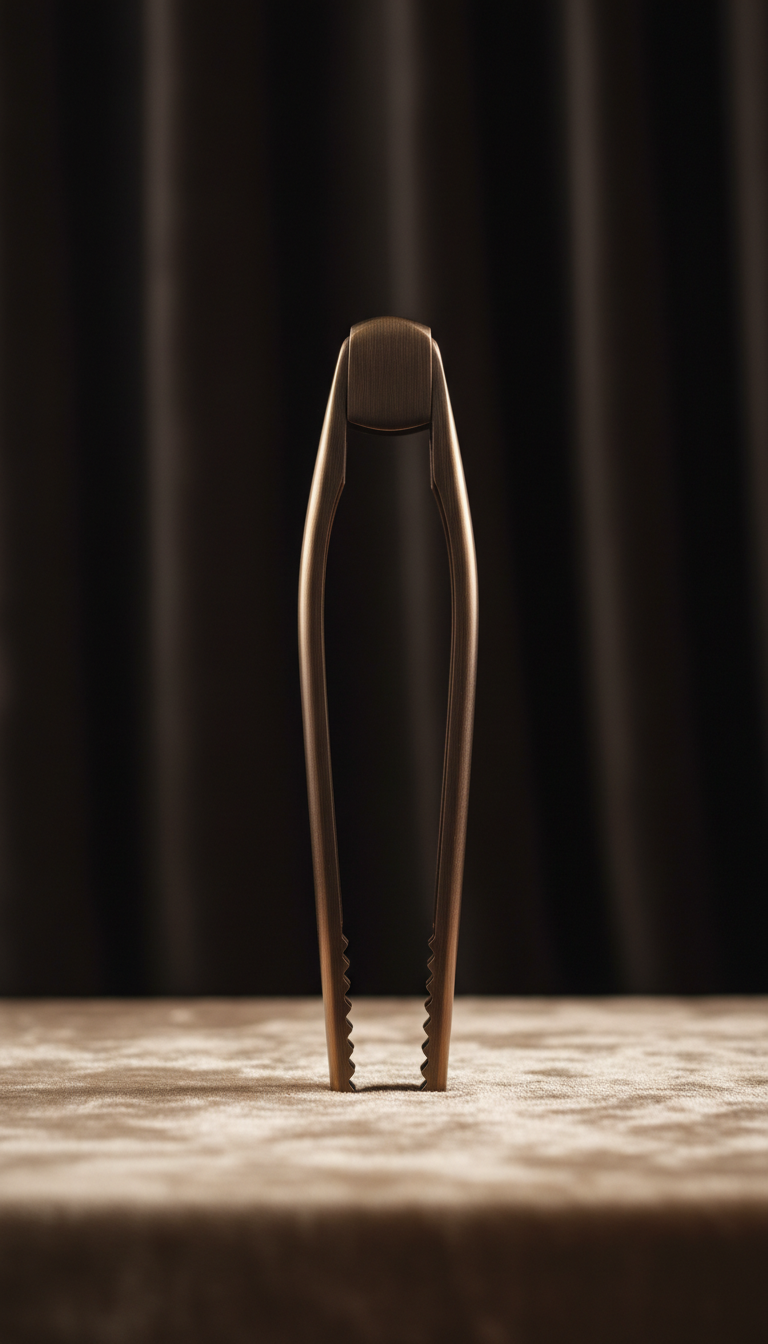 Smoked Bronze Hookah Tongs